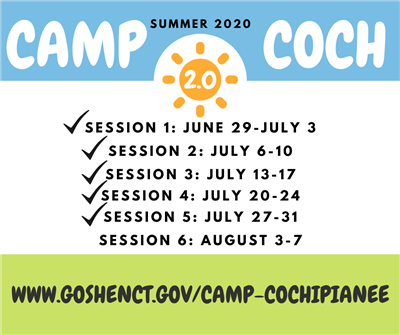 Camp 2.0 dates