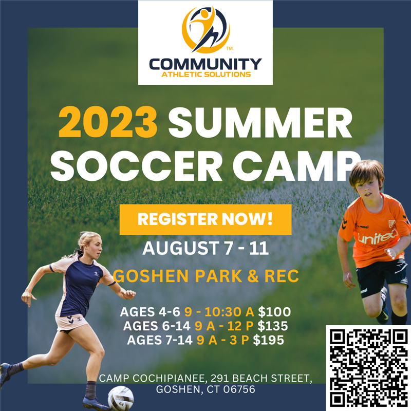 Goshen Recreation Department CAS Summer Soccer Camp