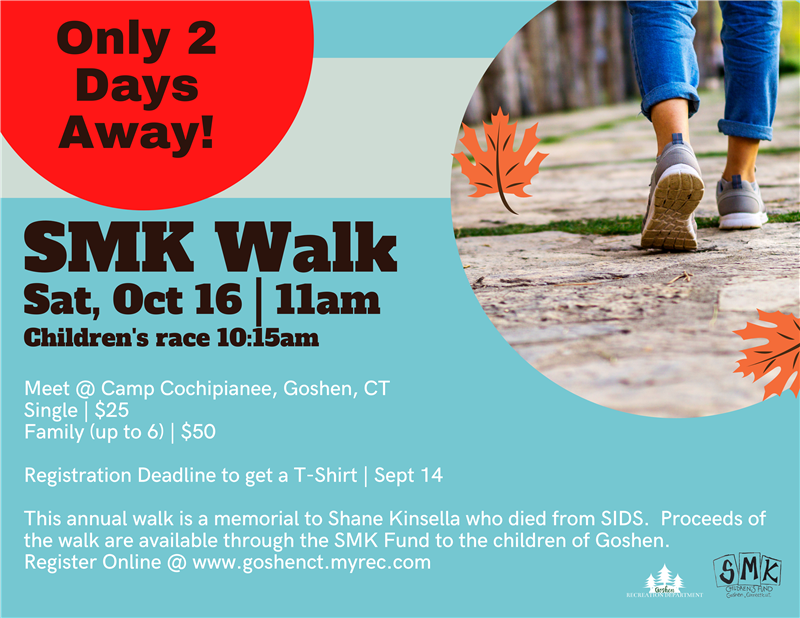 Goshen Recreation Department SMK Walk